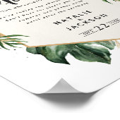 Herzlich willkommen in unserem ungestopften Zeremo Poster (Ecke)