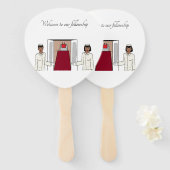 Herzlich Willkommen in unserer Gemeinschaft Fächer (Vorne und Hinten)