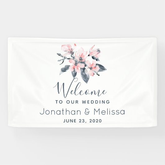 Herzlich willkommen in unserer Hochzeitsklasse Pin Banner (Horizontal)