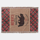 Herzlich willkommen in unserer Hütte in einem Burl Decke (Vorderseite)