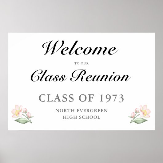 Herzlich willkommen in unserer Wiedersehen Apple B Poster (Vorne)