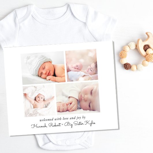 Herzlich willkommen Minimale Geburtserklärung des 