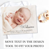 Herzlich willkommen Minimale Geburtserklärung des 