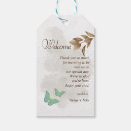 Herzlich Willkommen und vielen Dank in einem Minim Geschenkanhänger