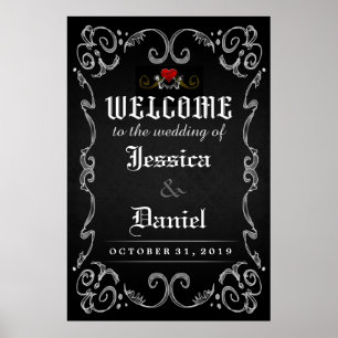 Herzlich willkommen zu Halloween 24x36 Matching Po Poster
