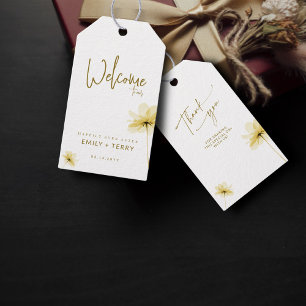 Herzlich willkommen zu jeder Zeit nach Hochzeit Vi Geschenkanhänger