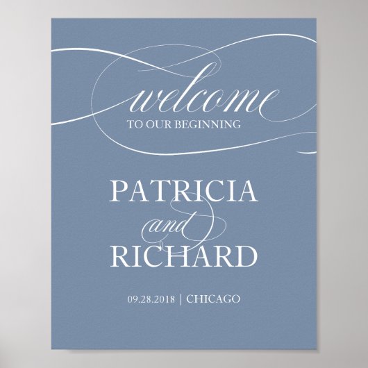 Herzlich willkommen zu unseren Anfängen | Dusty Bl Poster (Vorne)