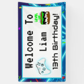 Herzlich willkommen zum 13. Geburtstag! Kritischer Banner (Vertikal)