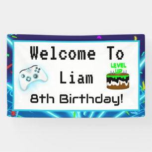Herzlich willkommen zum 8. Geburtstag! Kritischer Banner