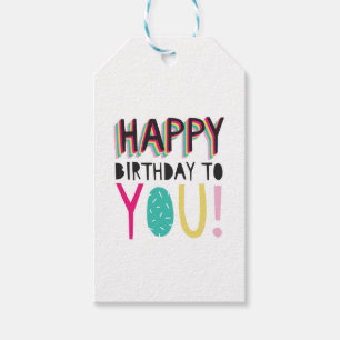 Herzlich Willkommen zum Geburtstag! Geschenkanhänger