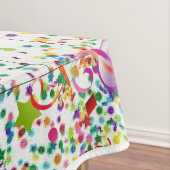 Herzlich willkommen zum Geburtstag im April 2022 Tischdecke (Beispiel)