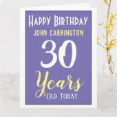 Herzlich willkommen zum Geburtstag mit Name & Alte Karte (Gelbe Blume)