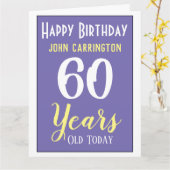 Herzlich willkommen zum Geburtstag mit Name & Alte Karte (Gelbe Blume)