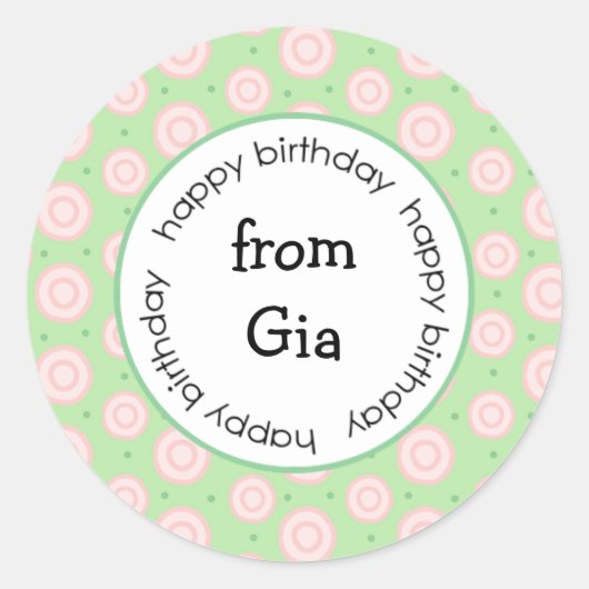 Herzlich willkommen zum/von Aufklebern (#LABL028) Runder Aufkleber (Vorderseite)