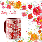 Herzliche Abstrakte Tasse für modernes Hintergrund