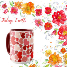 Herzliche Abstrakte Tasse für modernes Hintergrund