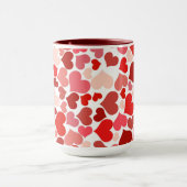 Herzliche Abstrakte Tasse für modernes Hintergrund (Zentrum)