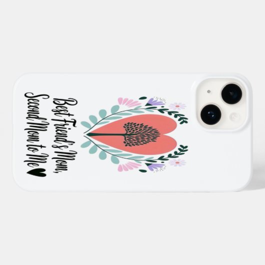 Herzliche Anerkennung für eine zweite Mama Case-Mate iPhone Hülle (Rückseite (Horizontal))