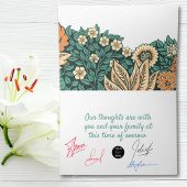 Herzliche Anteilnahme Karte