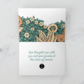 Herzliche Anteilnahme Karte (Innenseite)