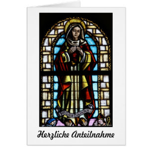 Herzliche Anteilnahme Karte