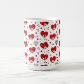 Herzliche Ausdrücke: Valentinstag Muster Kaffeetasse (Mittel)