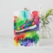 "Herzliche Bemerkungen" Dankeskarte (Stehend Vorderseite)