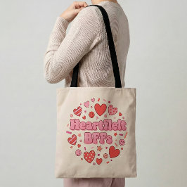 Herzliche BFFs Freundschaftstasche Beste Freundin  Tasche