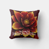 Herzliche Blooms: Eine Personalisierte Überraschun Kissen (Vorderseite)