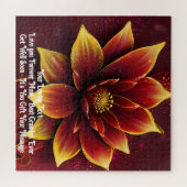 Herzliche Blooms: Eine Personalisierte Überraschun Puzzle (Horizontal)