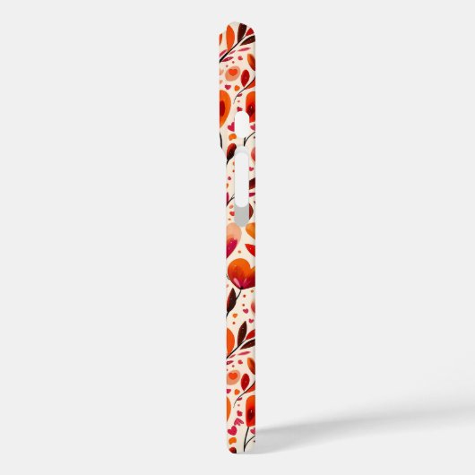 Herzliche Blüten Case-Mate iPhone Hülle (Rückseite / Links)
