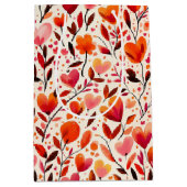 Herzliche Blüten: Valentinstag Mittlere Geschenktüte (Vorderseite)