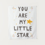 Herzliche Botschaften für Eltern und Kinder Wandteppich (Vorderseite)