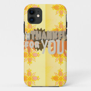 Herzliche Dankbarkeit: "Danke für dich" mit Liebe, iPhone 11 Hülle