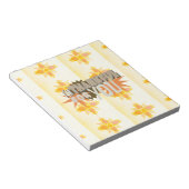 Herzliche Dankbarkeit: "Danke für dich" mit Liebe, Notizblock (angewinkelt)