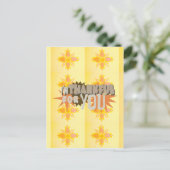 Herzliche Dankbarkeit: "Danke für dich" mit Liebe, Postkarte (Stehend Vorderseite)