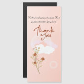 "Herzliche Dankbarkeit Dankeschön-Karte" Magnetkarte (Vorne/Hinten)