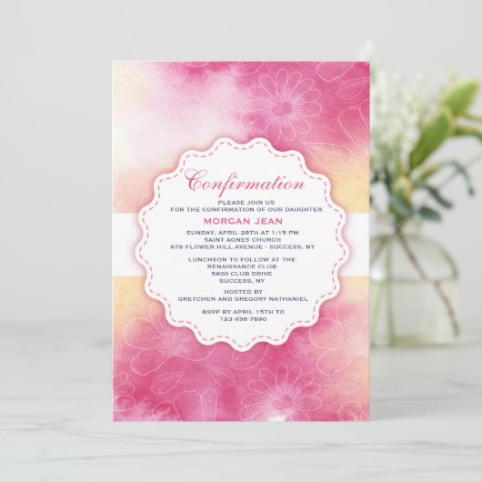 Herzliche Einladung (Stehend Vorderseite)