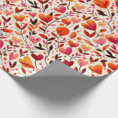 Herzliche Eleganz: Romantik Geschenkpapier (Ecke)