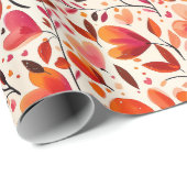 Herzliche Eleganz: Romantik Geschenkpapier (Rolleneckpunkt)