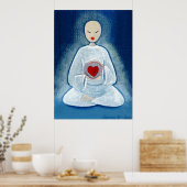 "Herzliche Erleuchtung" Poster (Küche)