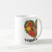 Herzliche Ernte: Eine Affäre mit pflanzlicher Lieb Kaffeetasse (VorderseiteRechts)