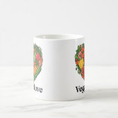 Herzliche Ernte: Eine Affäre mit pflanzlicher Lieb Kaffeetasse (Mittel)