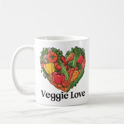Herzliche Ernte: Eine Affäre mit pflanzlicher Lieb Kaffeetasse (Links)