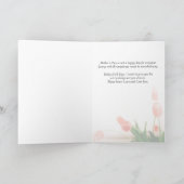 Herzliche Gedanken, Erinnerung am Muttertag Karte (Innenseite)