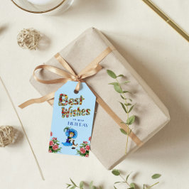 Herzliche Glückwünsche zu Ihrer Wildblume Geschenkanhänger