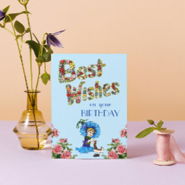 Herzliche Glückwünsche zu Ihrer Wildblume Karte