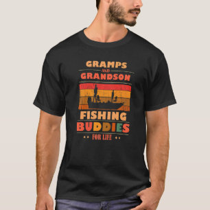 Herzliche GRAMPS Enkel Buddies fürs Leben Angeln T-Shirt