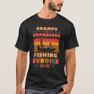 Herzliche GRAMPS Enkel Buddies fürs Leben Fischen T-Shirt