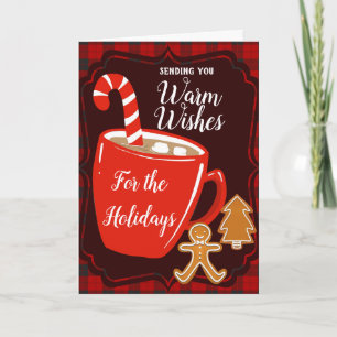 Herzliche Grüße für die Feiertage Karte